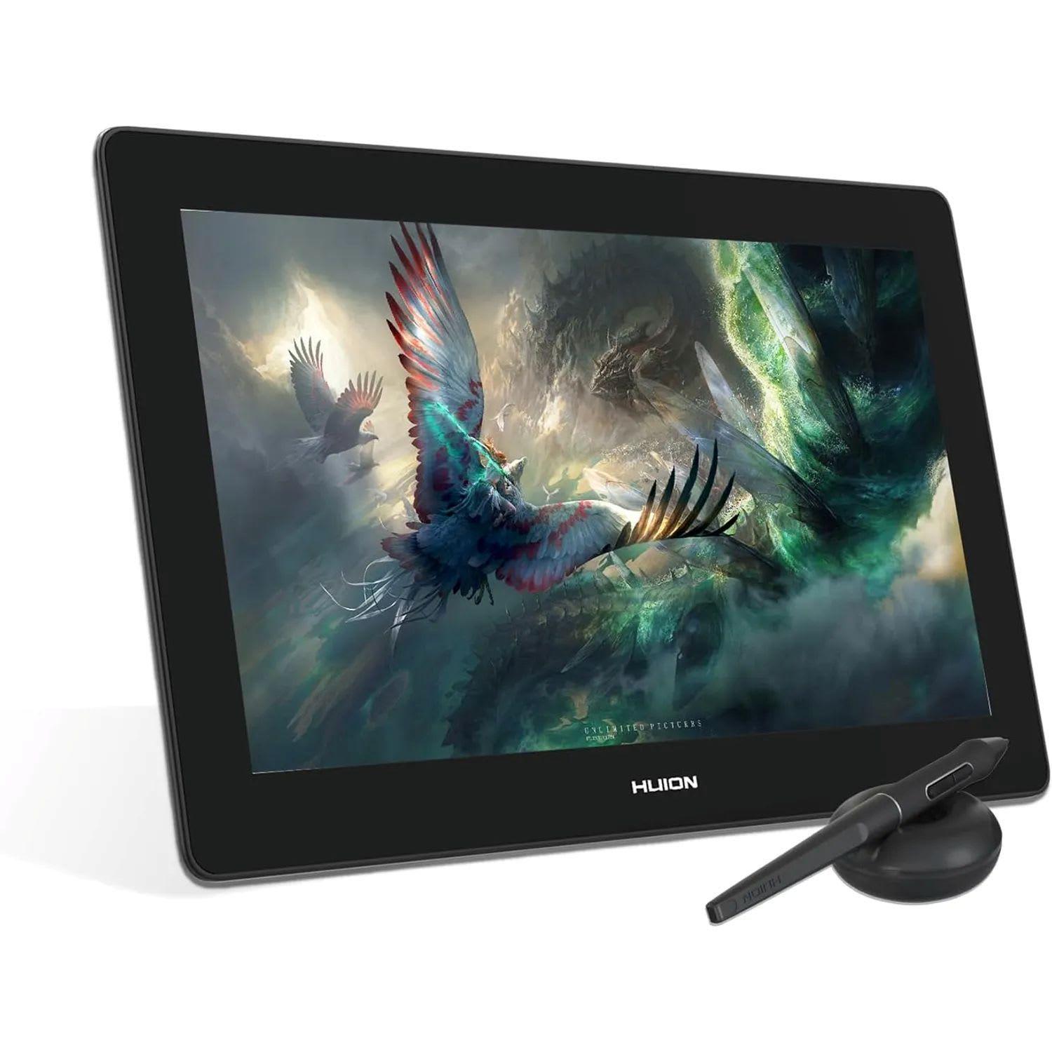 Tablet gráfica de dibujo HUION Kamvas Pro 13 GT-133 Negro-0