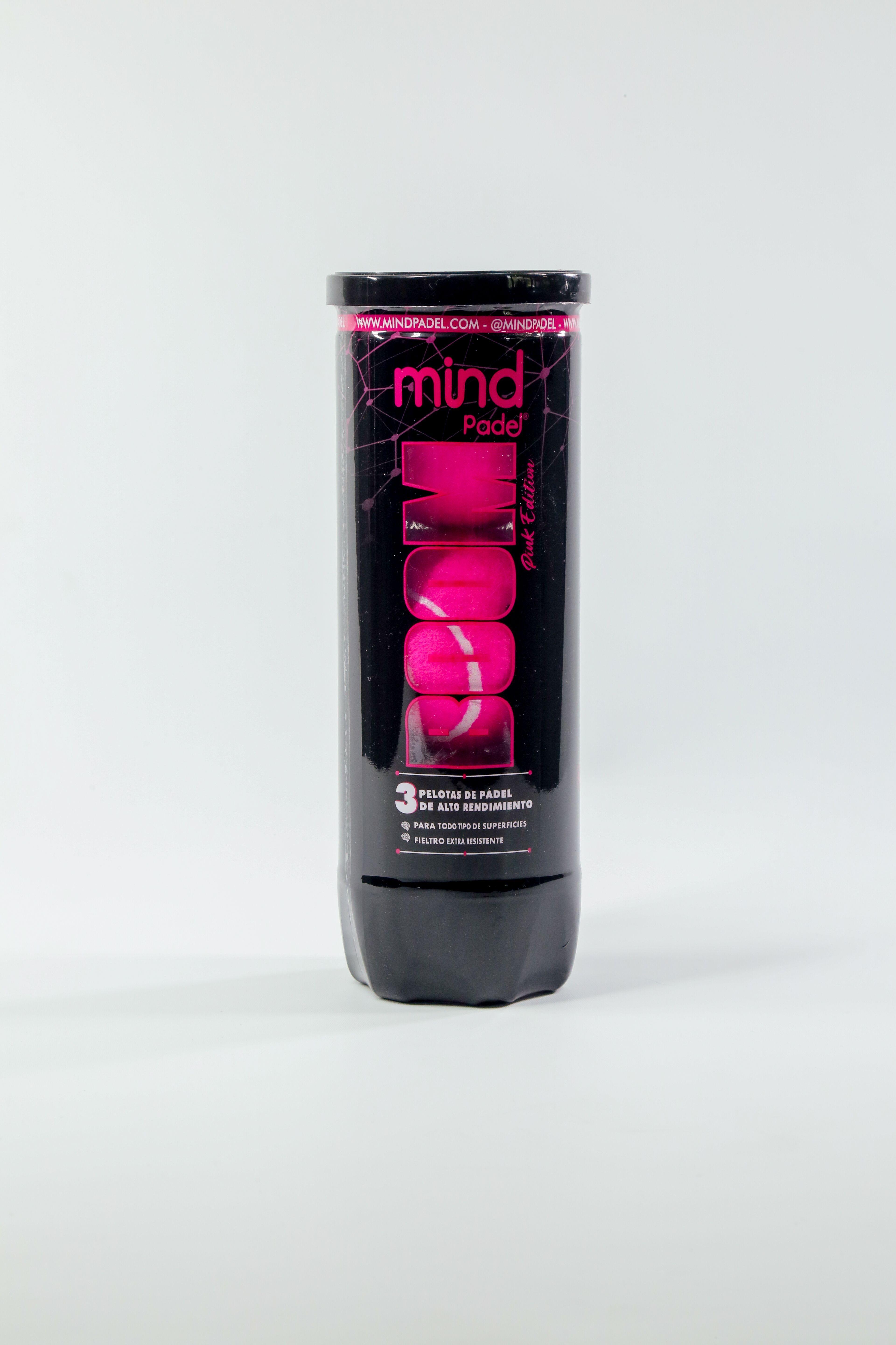 Tubo de 3 Pelotas de Padel Boom Pink Edition-2