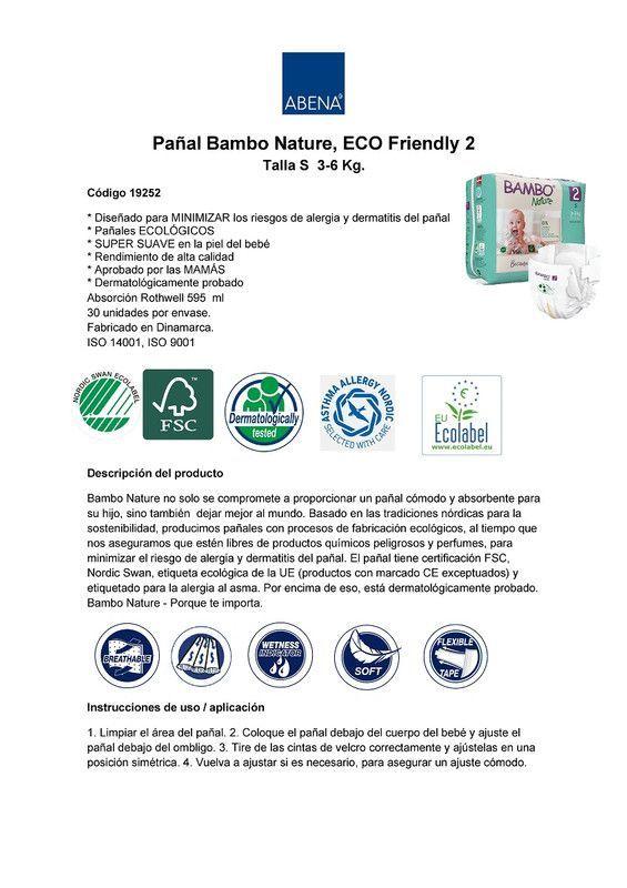Pañal Bambo Nature Eco-Friendly 2-2
