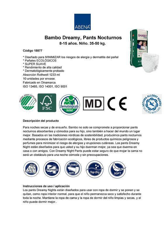 Pañal Bambo Dreamy Niño 8-15 años, 35-50 kg.-2