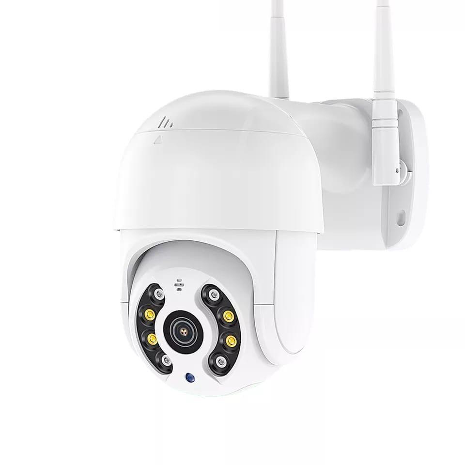 Cámara IP Exterior Wifi Inalámbrica PTZ Impermeable IP66-0