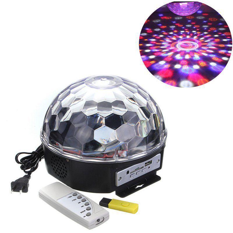 Bola De Disco Led Ritmica Usb Bluetooth con Control-1