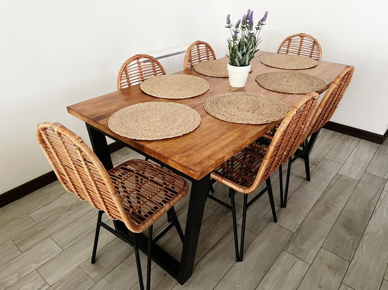 MESA DE COMEDOR INDUSTRIAL MODELO GRENOBLE RB-4