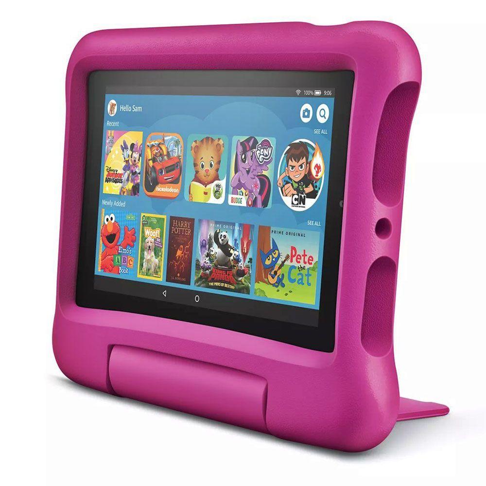 Tablet Amazon Fire 7 Kids 2019, 1GB, 16GB, 7”, Touch, Rosa-1