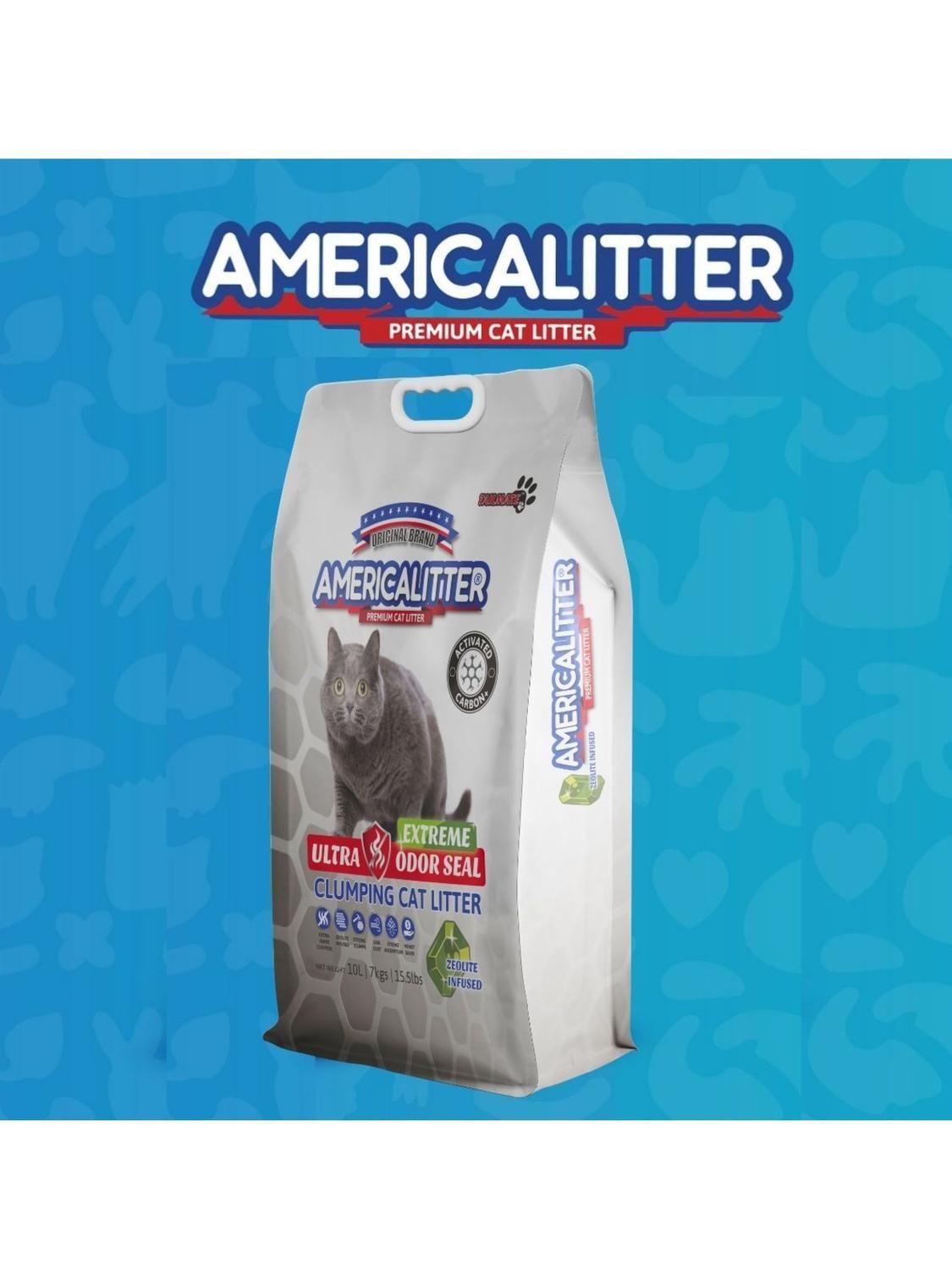 Arena Sanitaria Gatos America Litter Odor Seal Extreme 7Kg-6