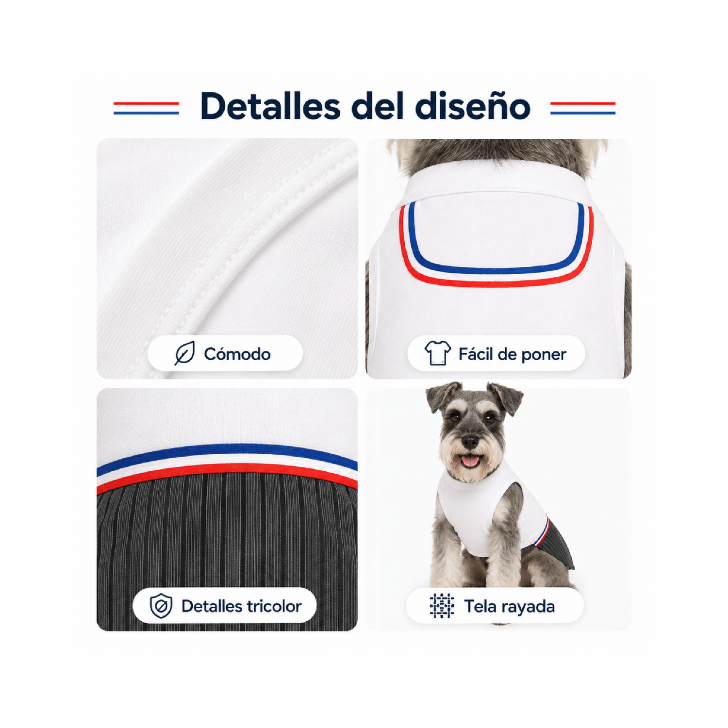 Traje de Huaso Chileno para Perro Talla M-5
