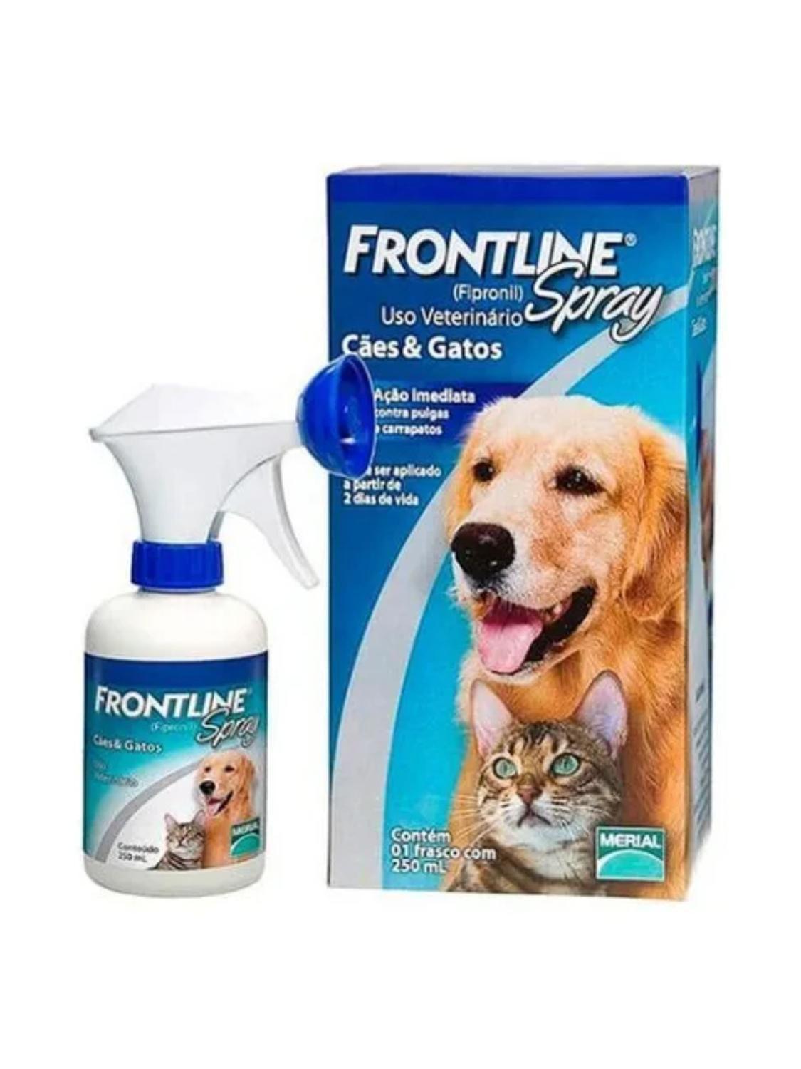Frontline Spray 250 ml – Antiparasitario Externo Perros y Gatos-0
