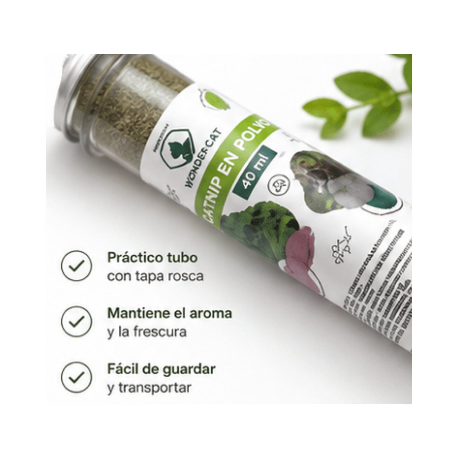 Hierba Gatera Catnip Wonder Cat Tubo 40ml-3