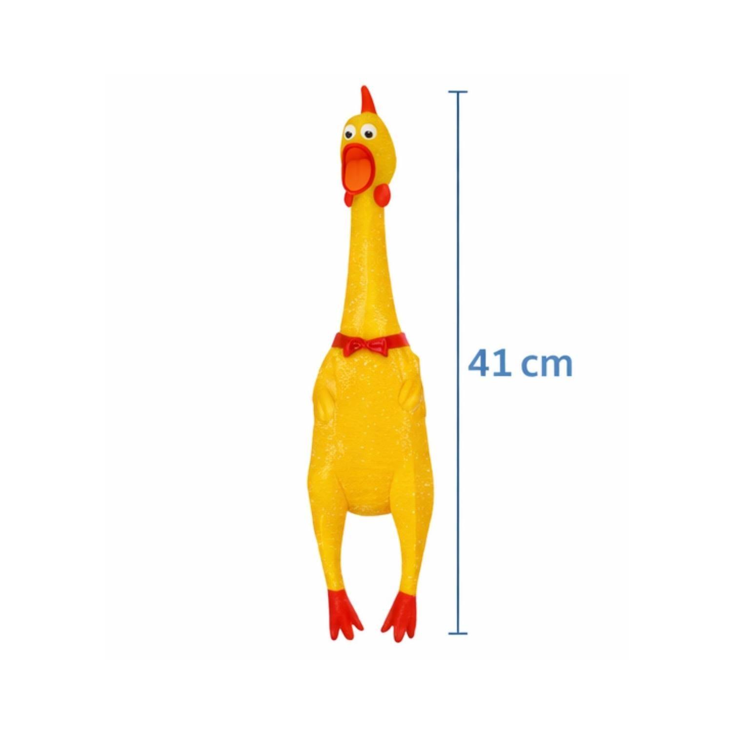 Juguete Perro Pollo Chillón L 41 cm Resistente-4