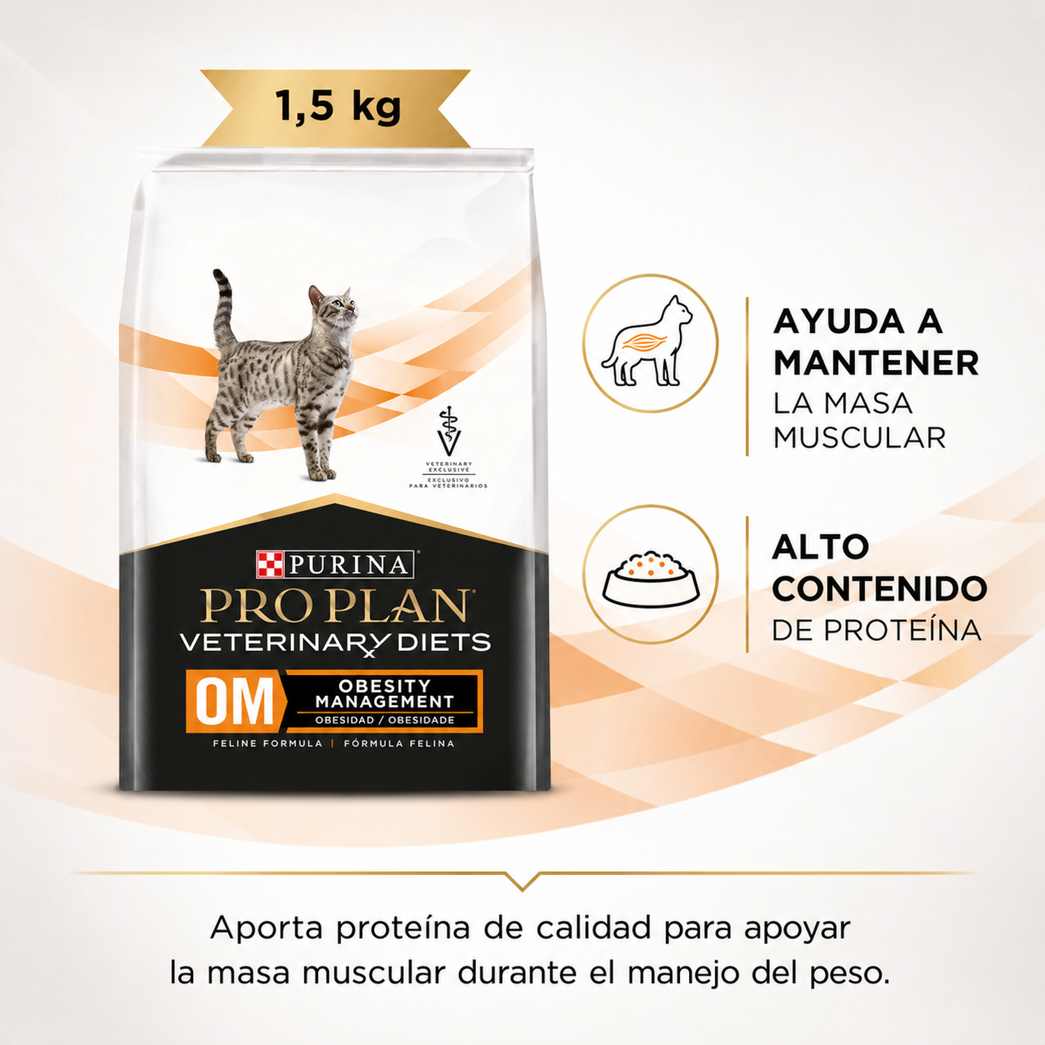 Pro Plan Vet Diets OM Obesity Gato 1,5 kg-4