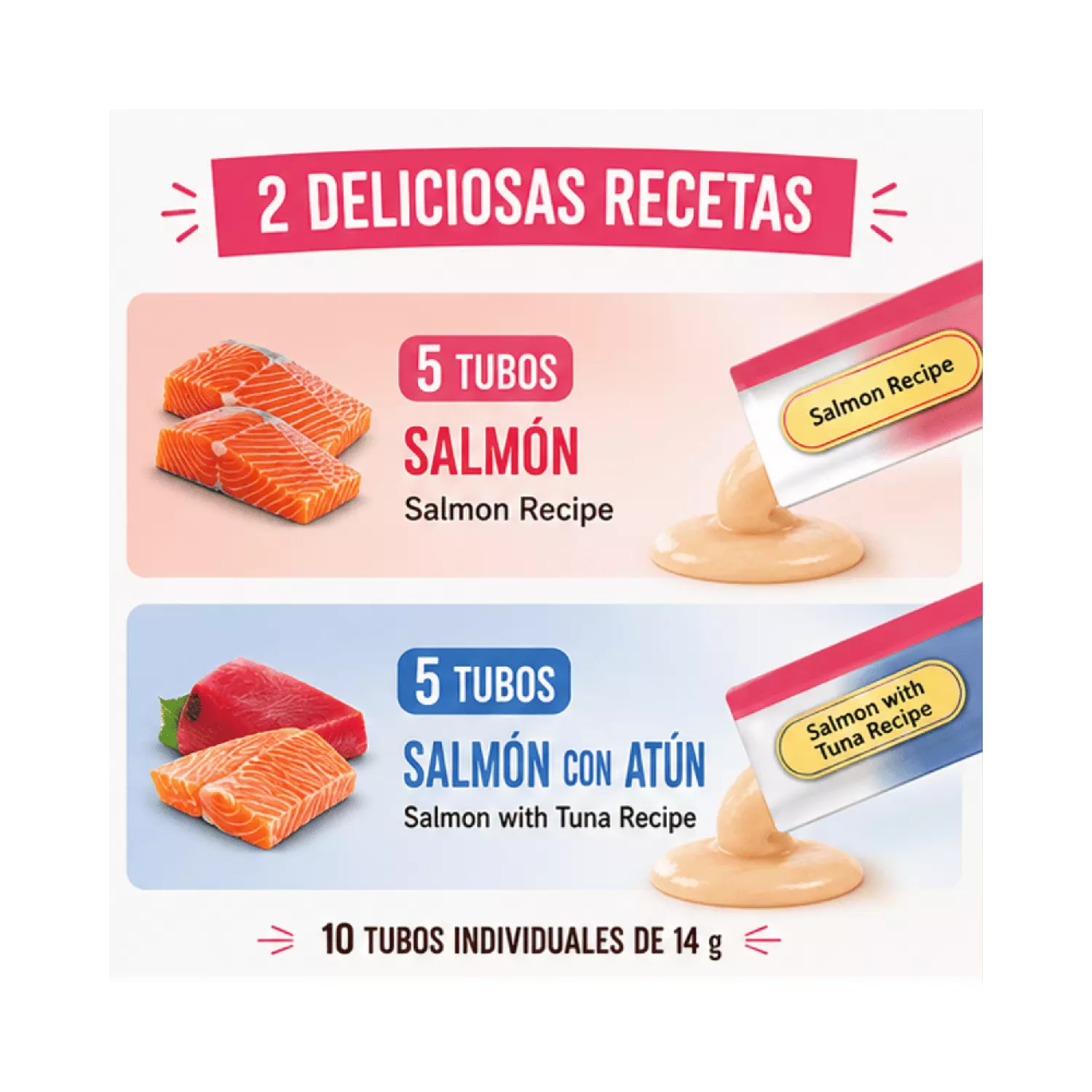 Churu Cat Salmón y Atún 14g x10 Tubos-3