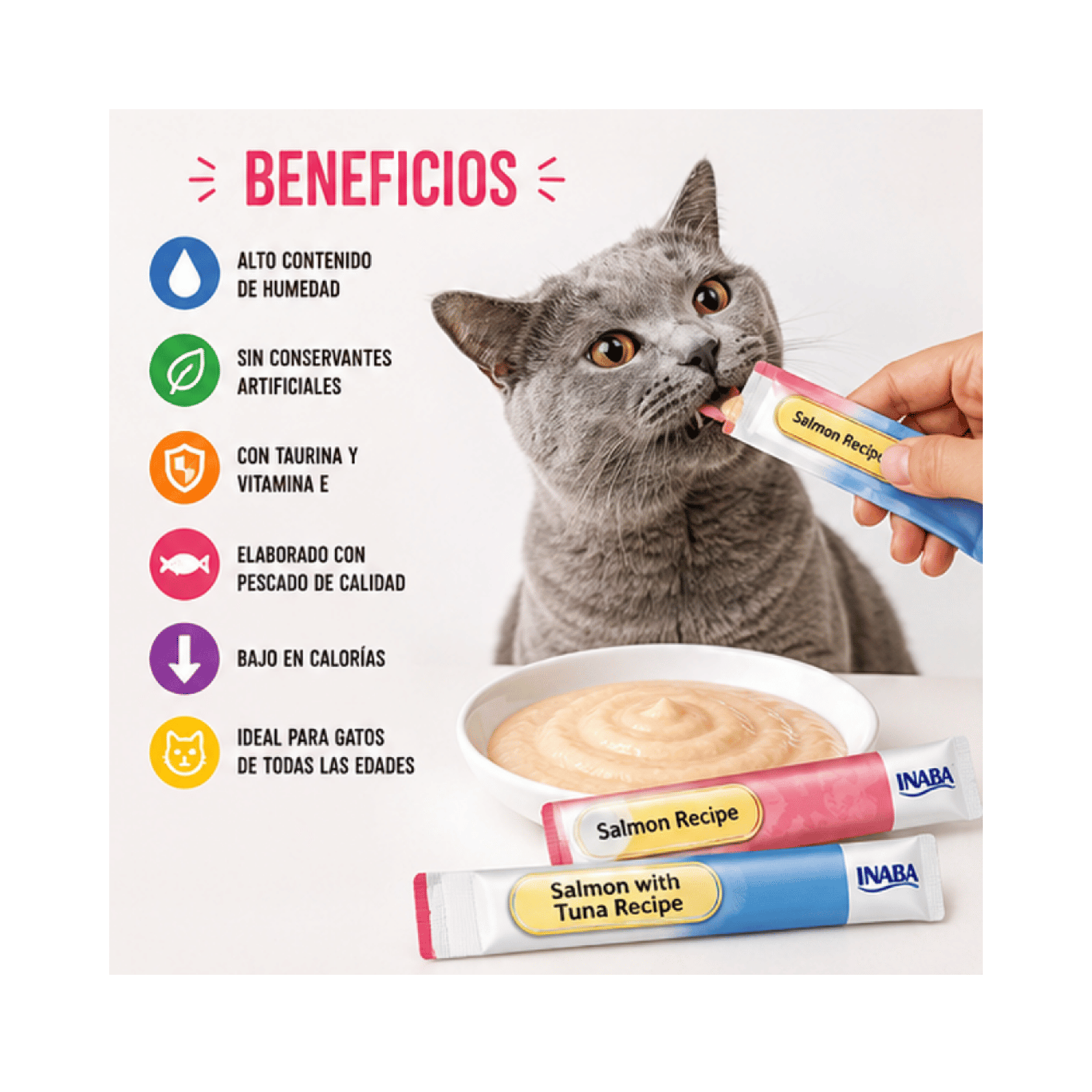 Churu Cat Salmón y Atún 14g x10 Tubos-4