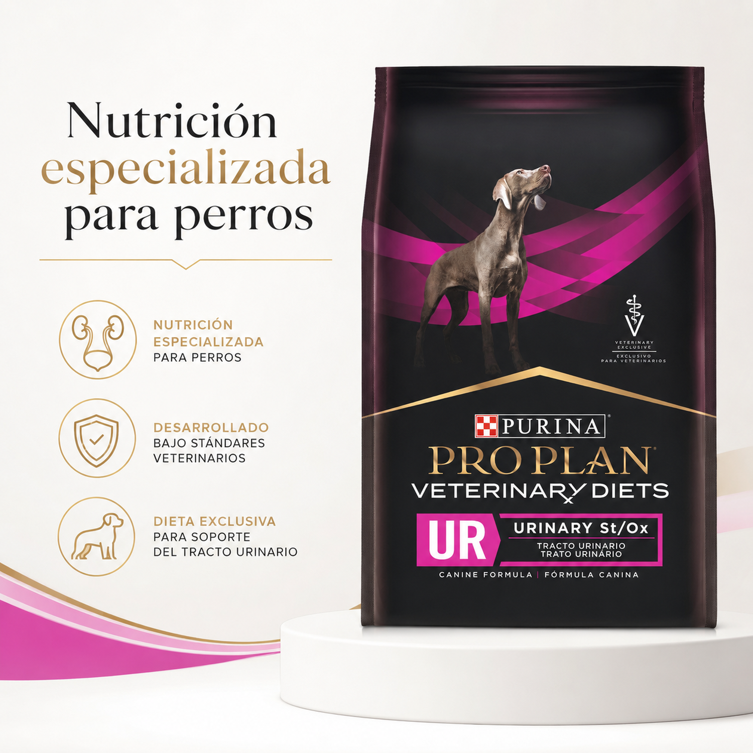 Pro Plan Veterinary Diets UR Urinario Perro 7,5 kg-4