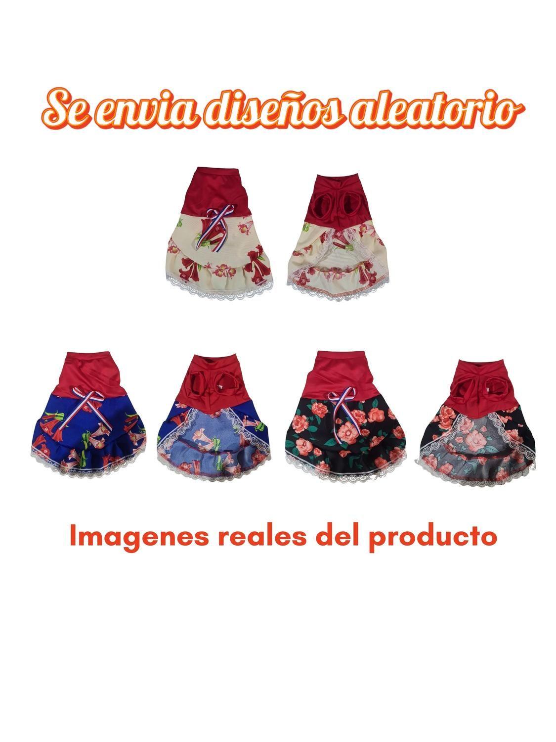 Vestido Huasa China para Perro Talla 2XL | Fiestas Patrias-2