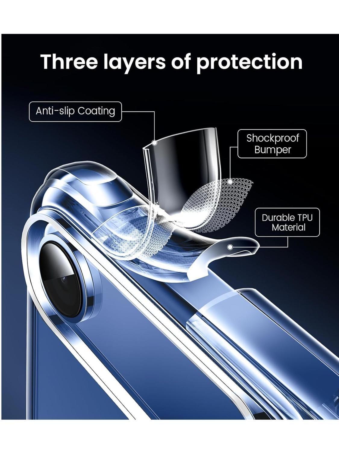 Carcasa para iPhone 17 Air Transparente MagSafe Antigolpes-3