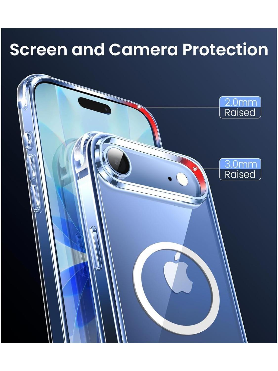 Carcasa para iPhone 17 Air Transparente MagSafe Antigolpes-4