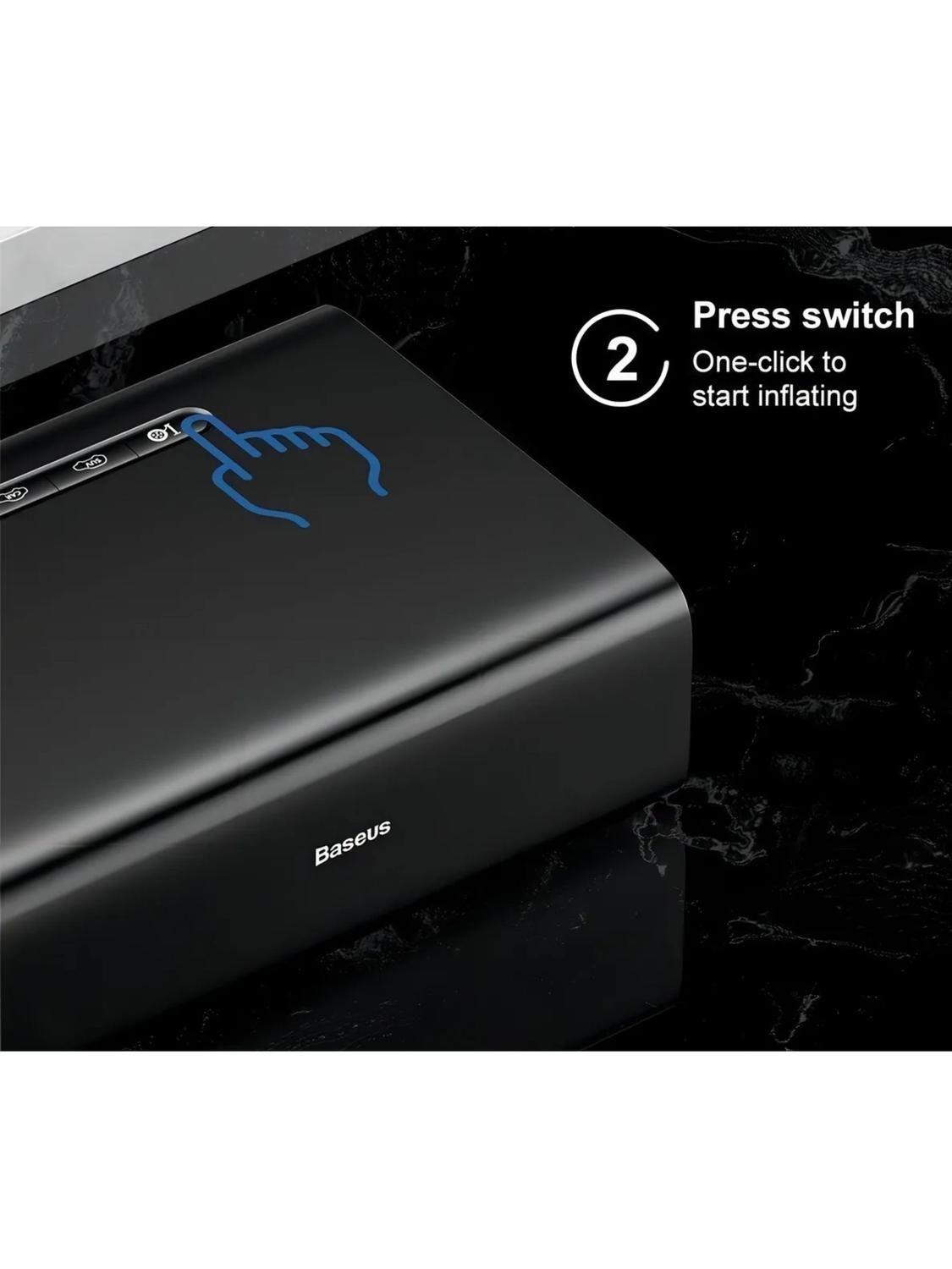 Inflador Neumático Eléctrico Portátil Baseus CRCQB01-7