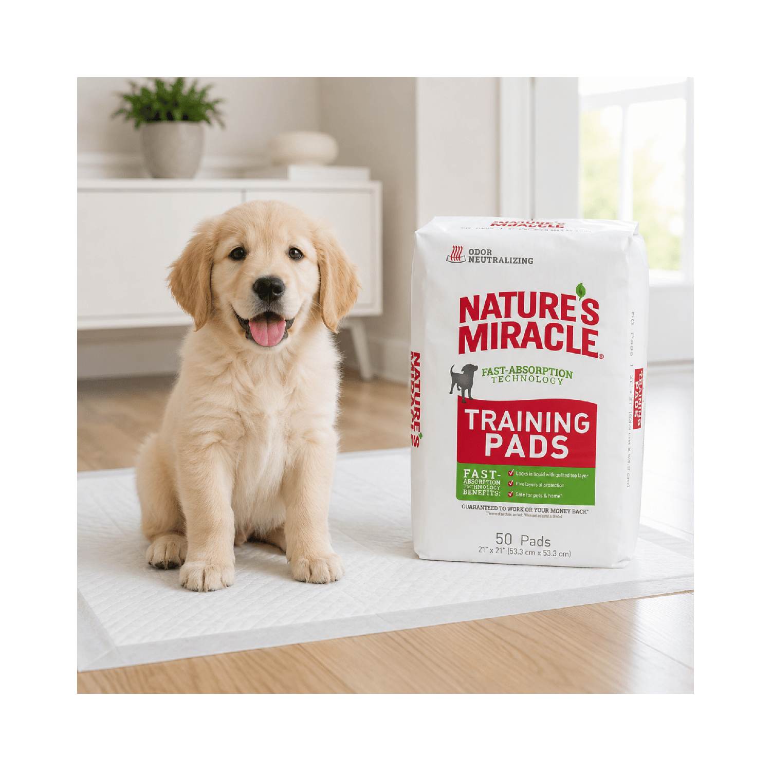 Sabanillas Perro Nature's Miracle 50 Un 53x53 Cm-2