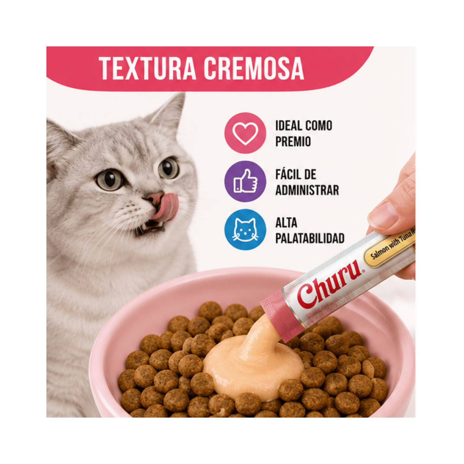 Churu Cat Salmón Con Atún 14g x4 | Pack 6 Unidades-5