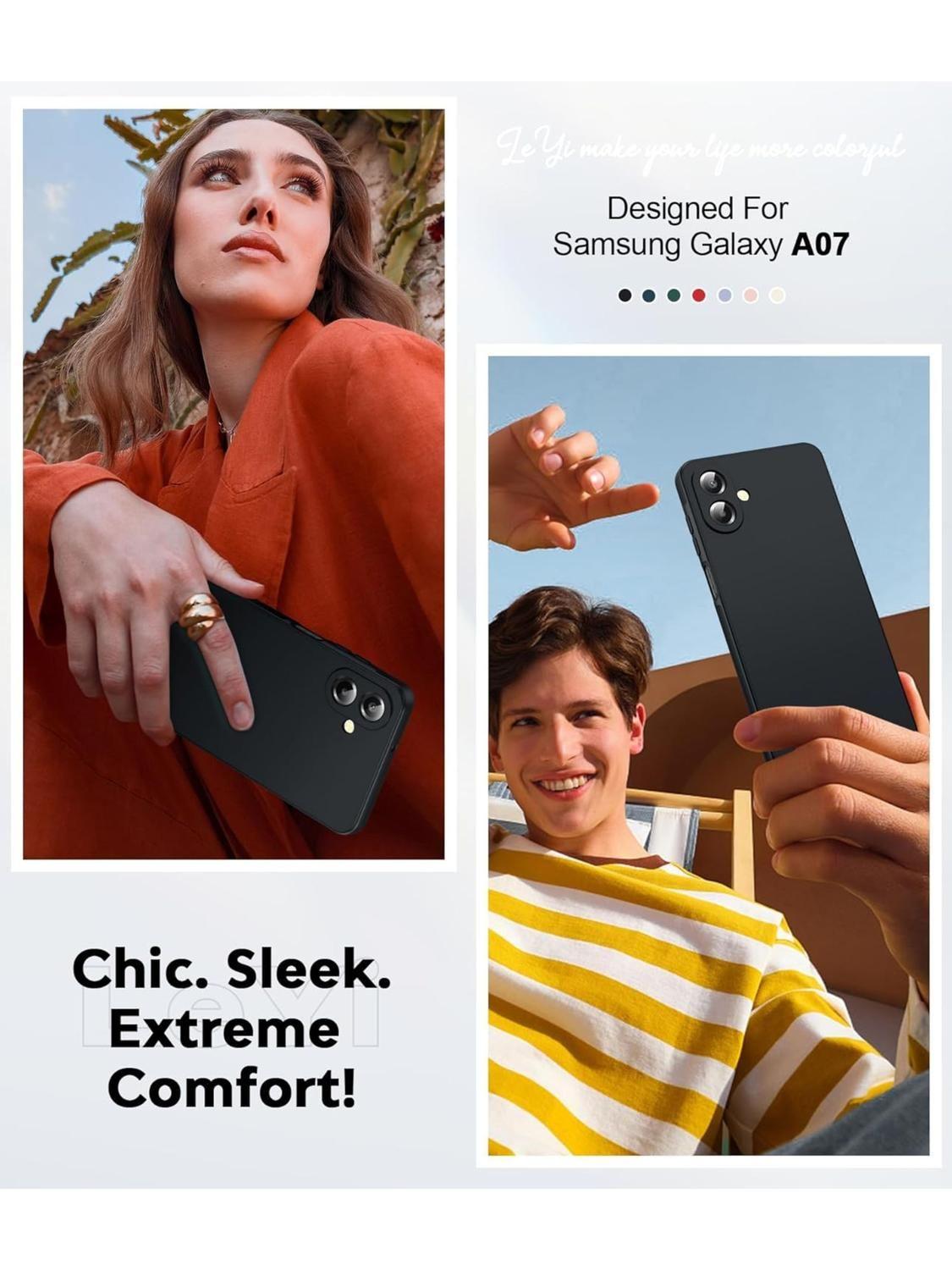 Carcasa para Samsung Galaxy A07 Silicona Colores-6