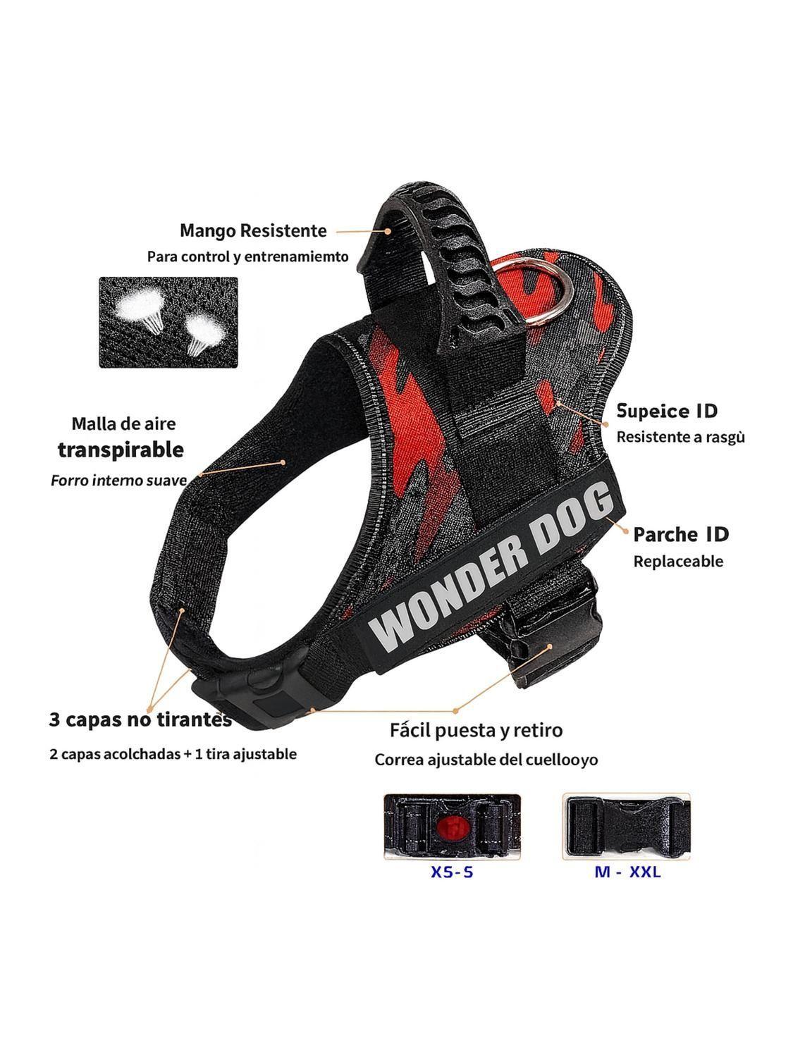 Arnés Antitirones Pechera Perro Grande Talla XL-2