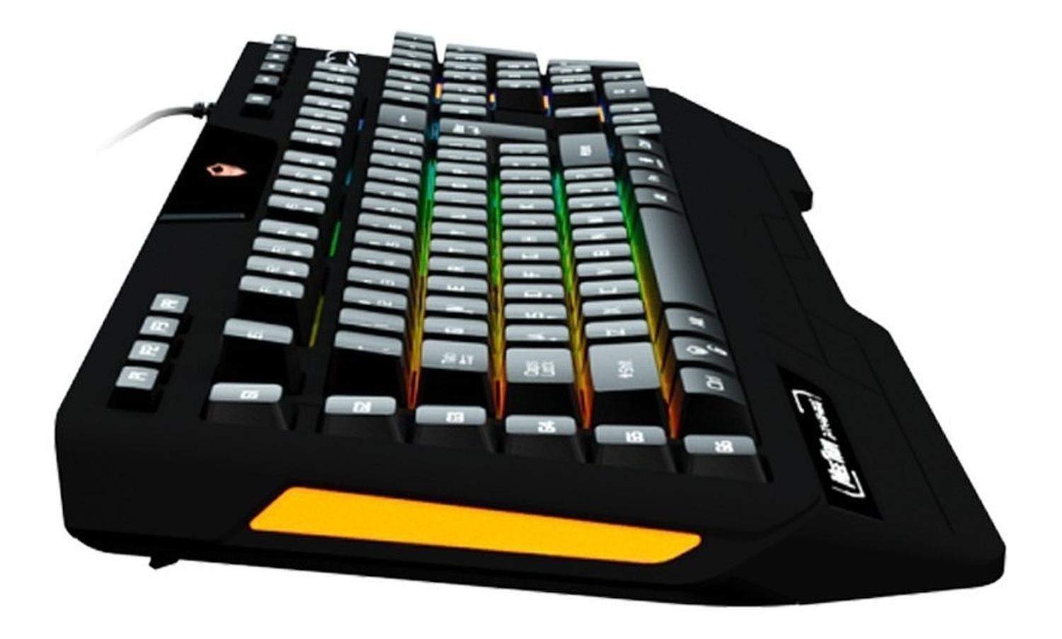 Teclado Gamer RGB USB Español con Macros MT-K9420-5