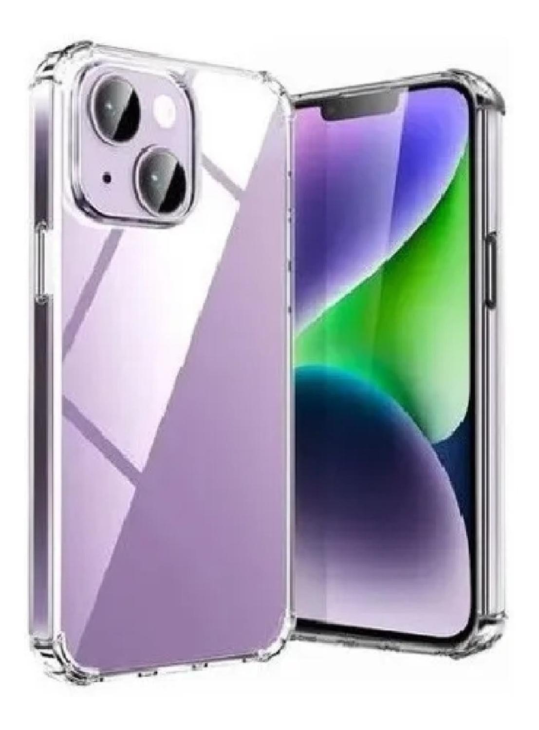 Carcasa para iPhone 14 Plus Transparente Reforzada Antigolpes-5