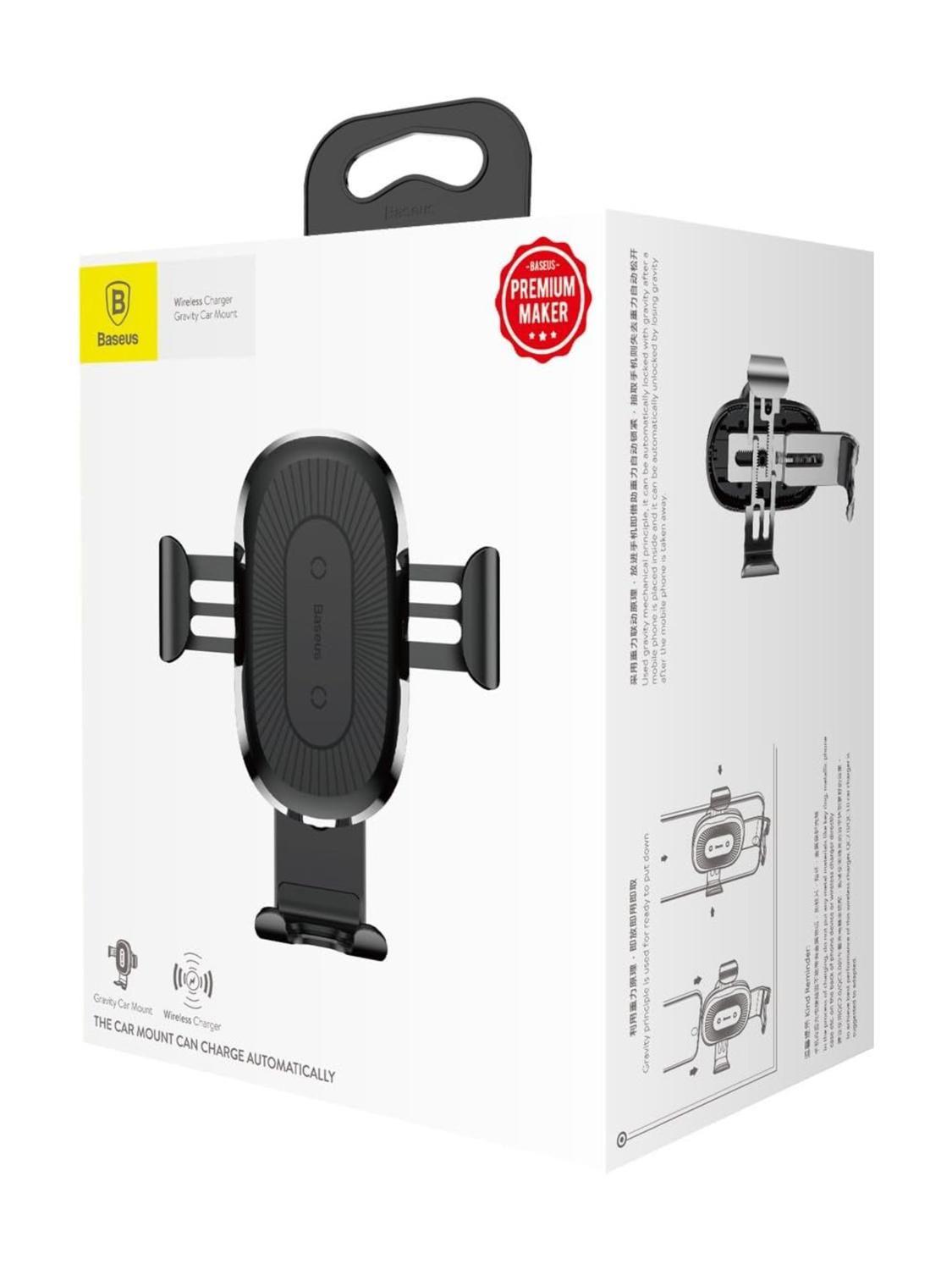 Cargador Inalámbrico Auto Baseus WXYL-01 Gravity-9