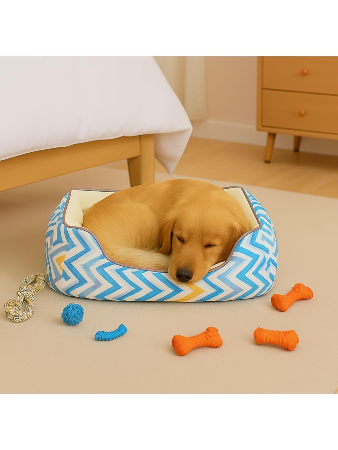 Cama para mascotas acolchada chiporro Talla L 65x70 CM-3