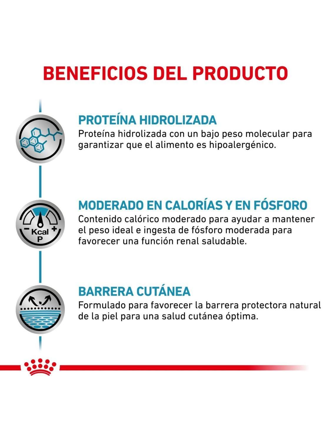 Alimento Royal HYPOALLERGENIC CANINE MODERATE CALORIE Saco 7 Kilo-2