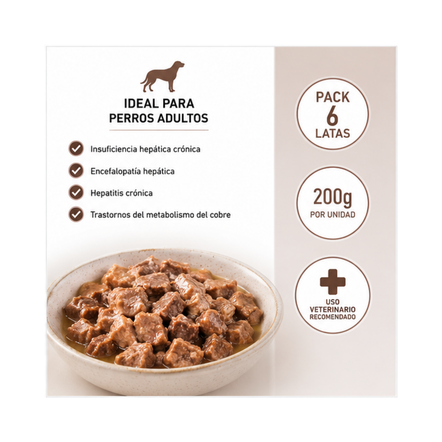 Royal Canin Hepatic Para Perro Lata 200gr | Pack 6 Latas-3