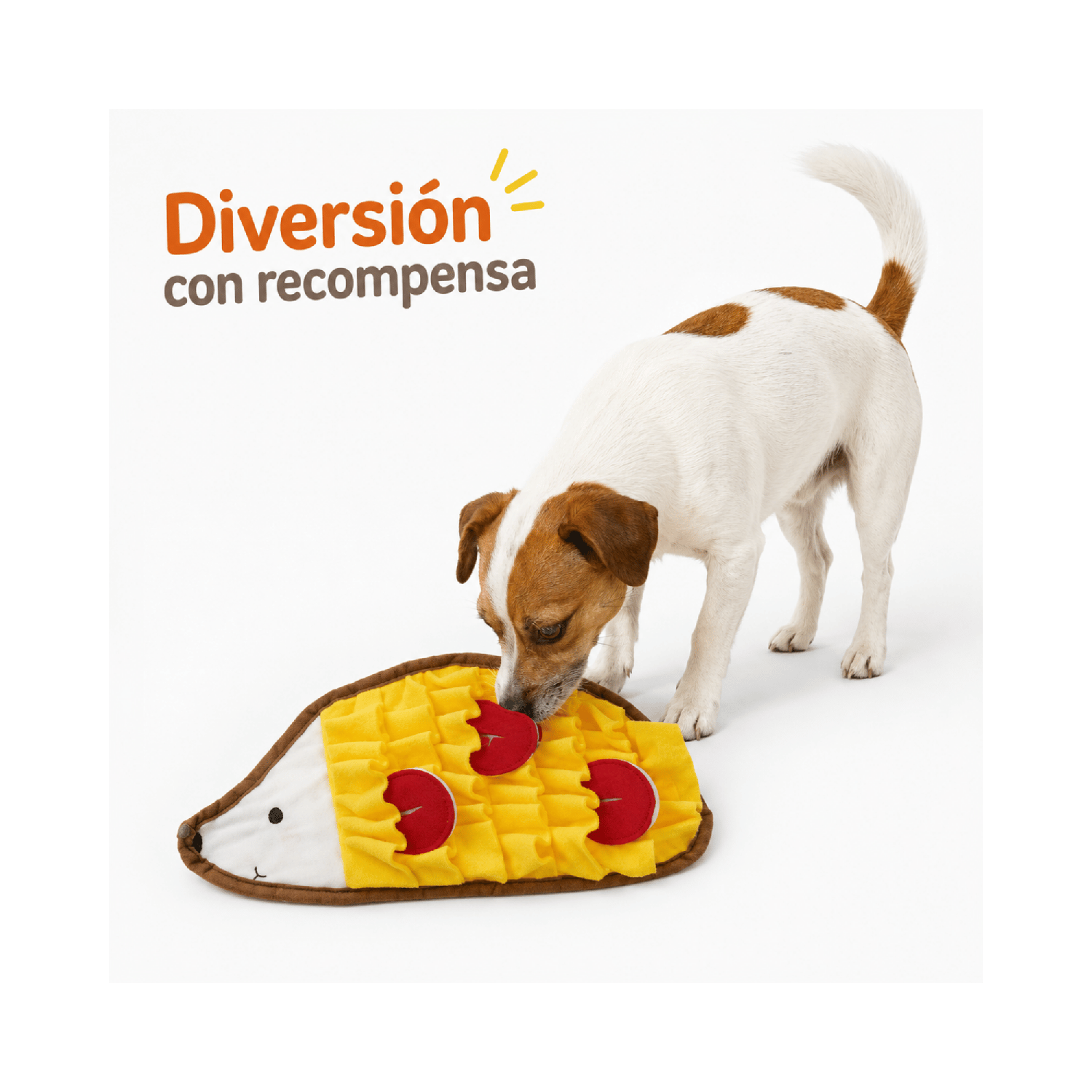 Alfombra Olfativa Erizo Para Perro 32x16 cm-5