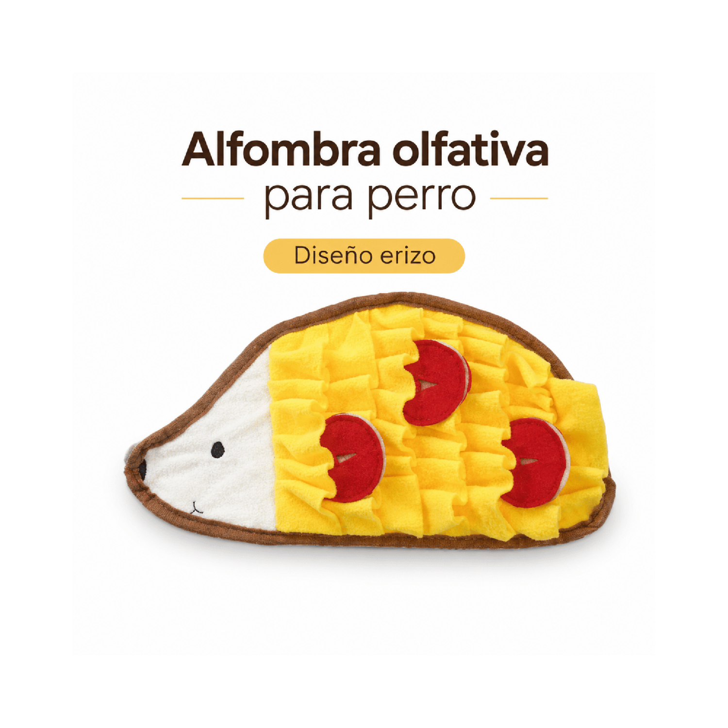 Alfombra Olfativa Erizo Para Perro 32x16 cm-8