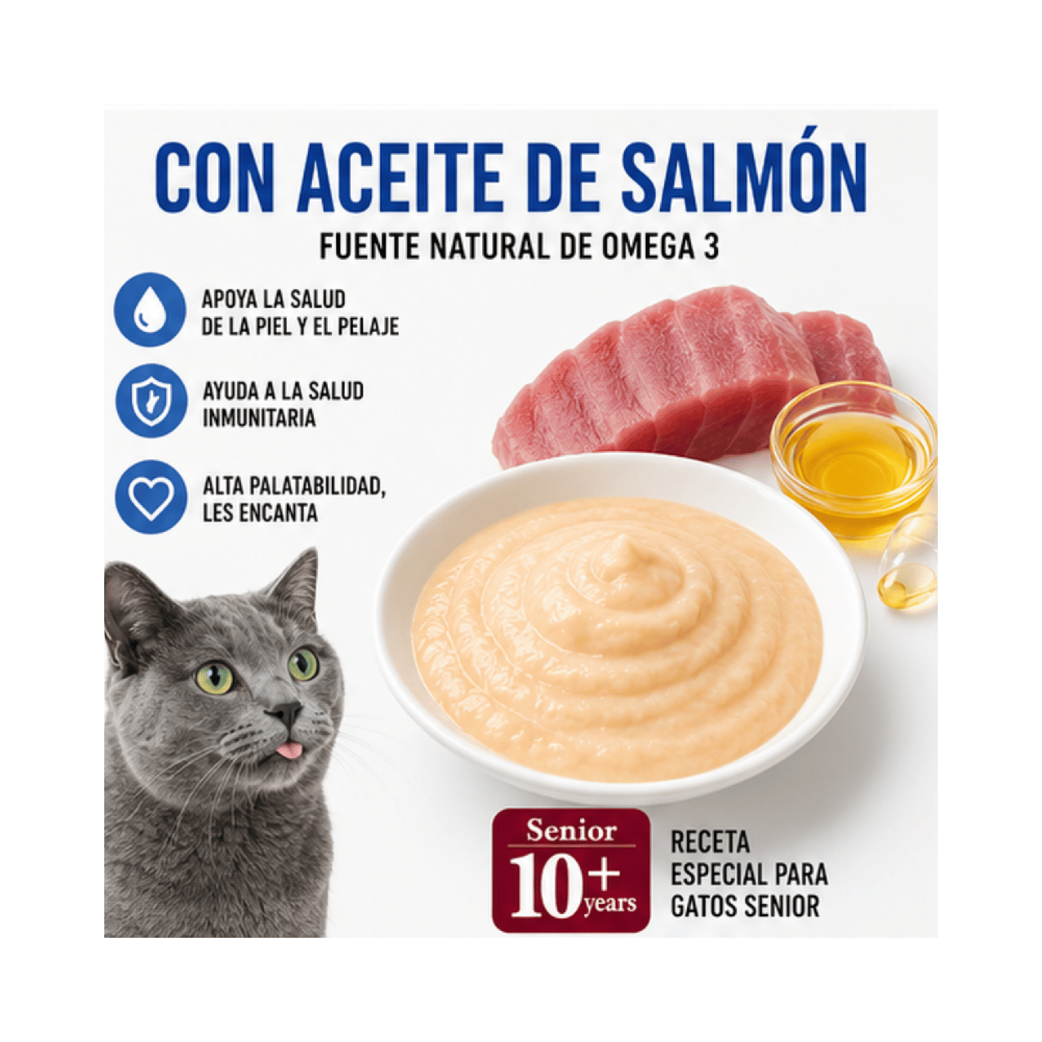 Churu Cat Senior 10+ Tuna 14g x4 Pack 6 Unidades Gato-5
