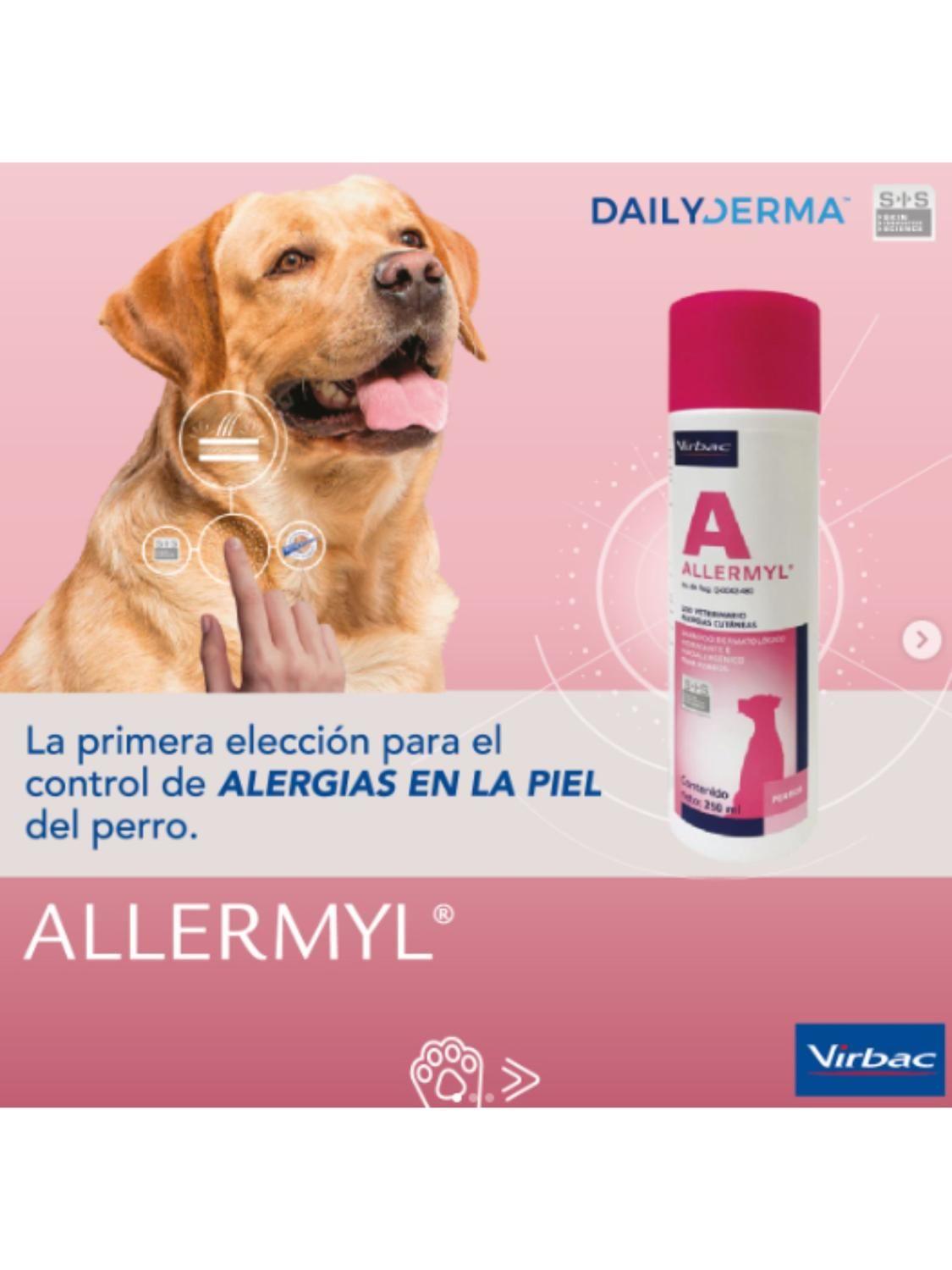 Shampoo dermatologico Hidratznte Virbac Allermyl Glyco 250ML-1
