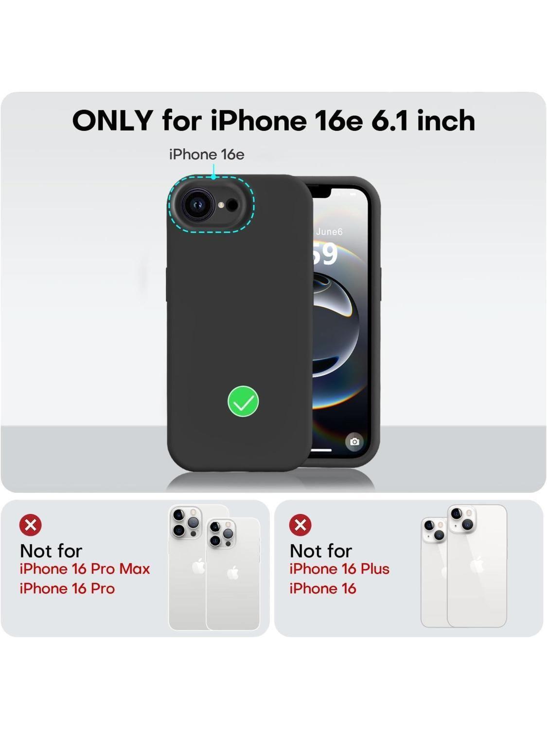 Carcasa para iPhone 16e Colores Antigolpes Silicona-2