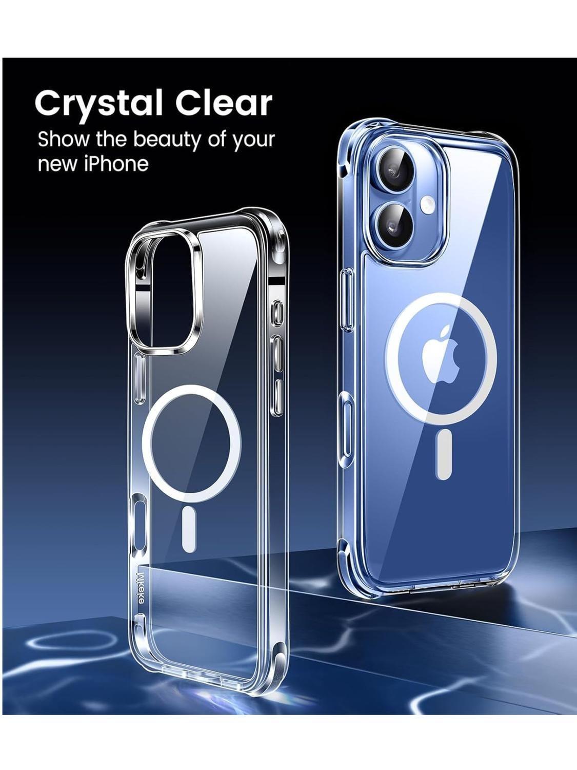 Carcasa para iPhone 17 MagSafe Transparente Antigolpes-3