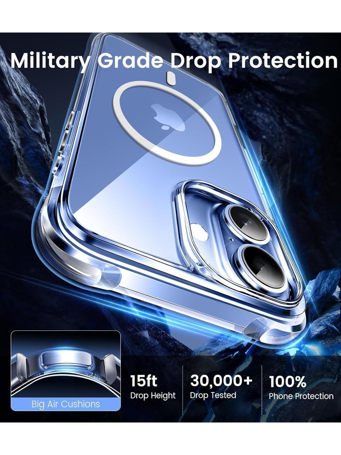 Carcasa para iPhone 17 MagSafe Transparente Antigolpes-6