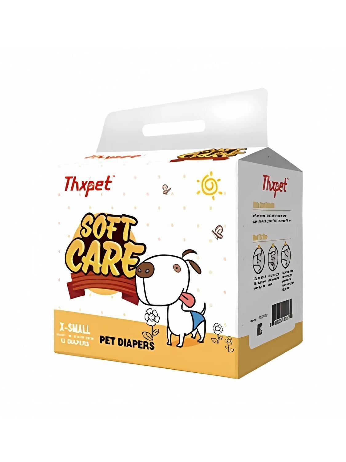 Pañales Para Peros Cachorros Pequeños Talla Xs 2 a 4 Kg -12Un-0