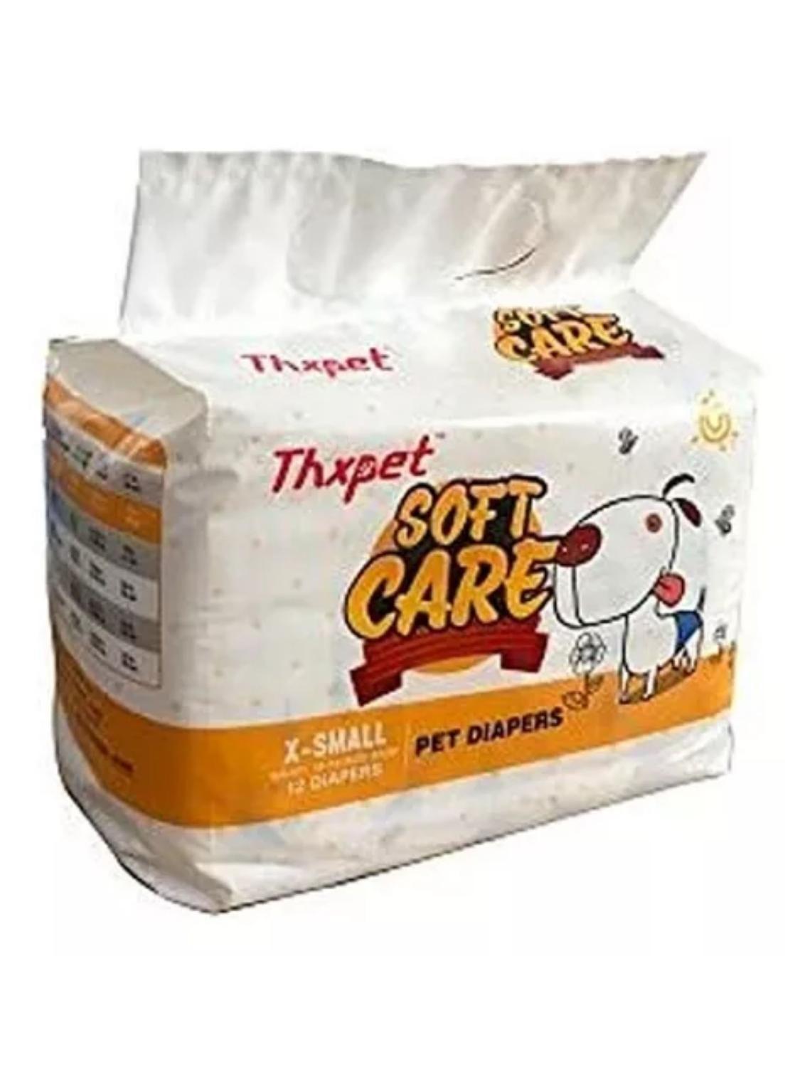 Pañales Para Peros Cachorros Pequeños Talla Xs 2 a 4 Kg -12Un-1