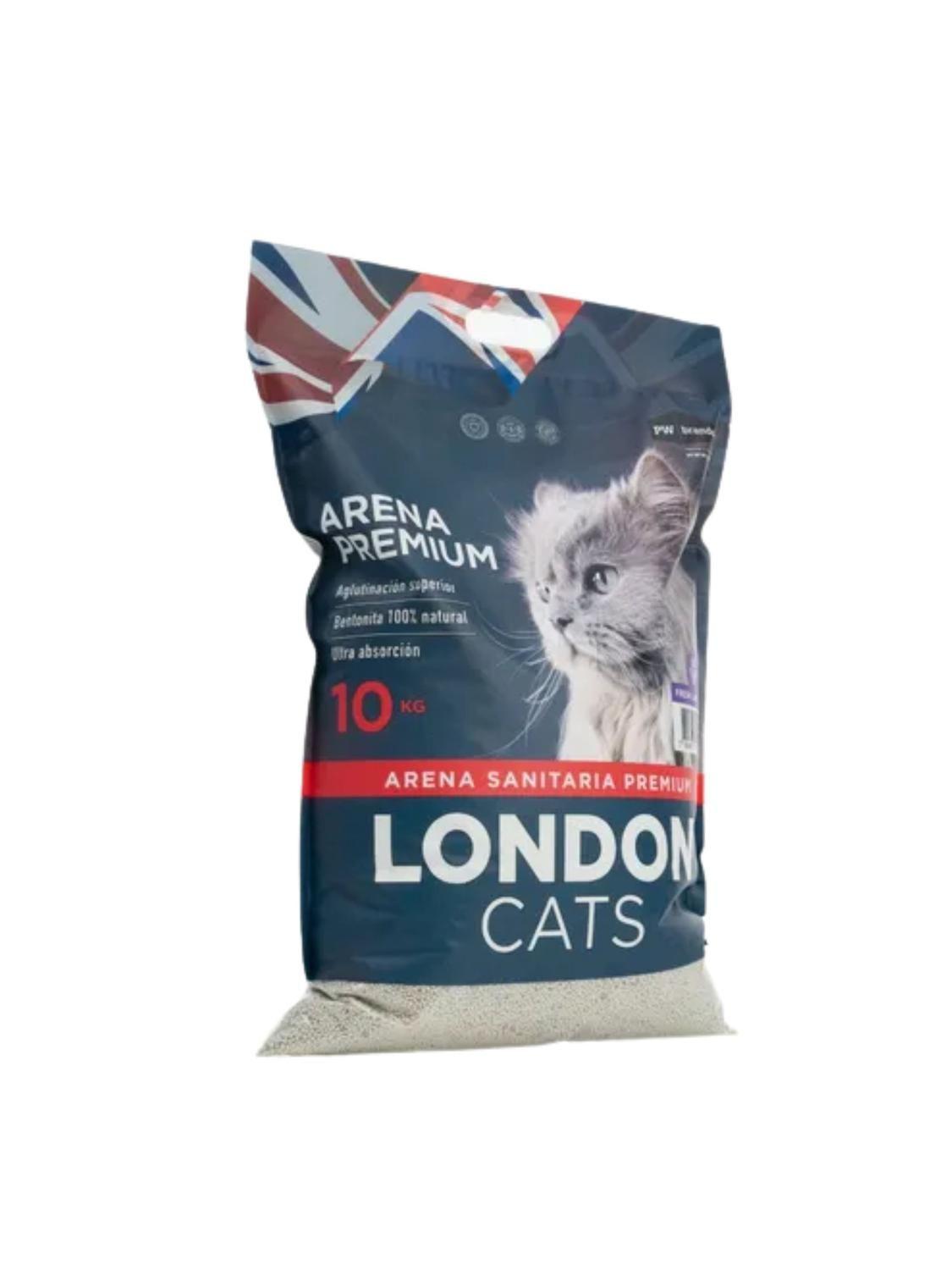 Arena Sanitaria London Cats 10 kg Lavanda para Gatos-3