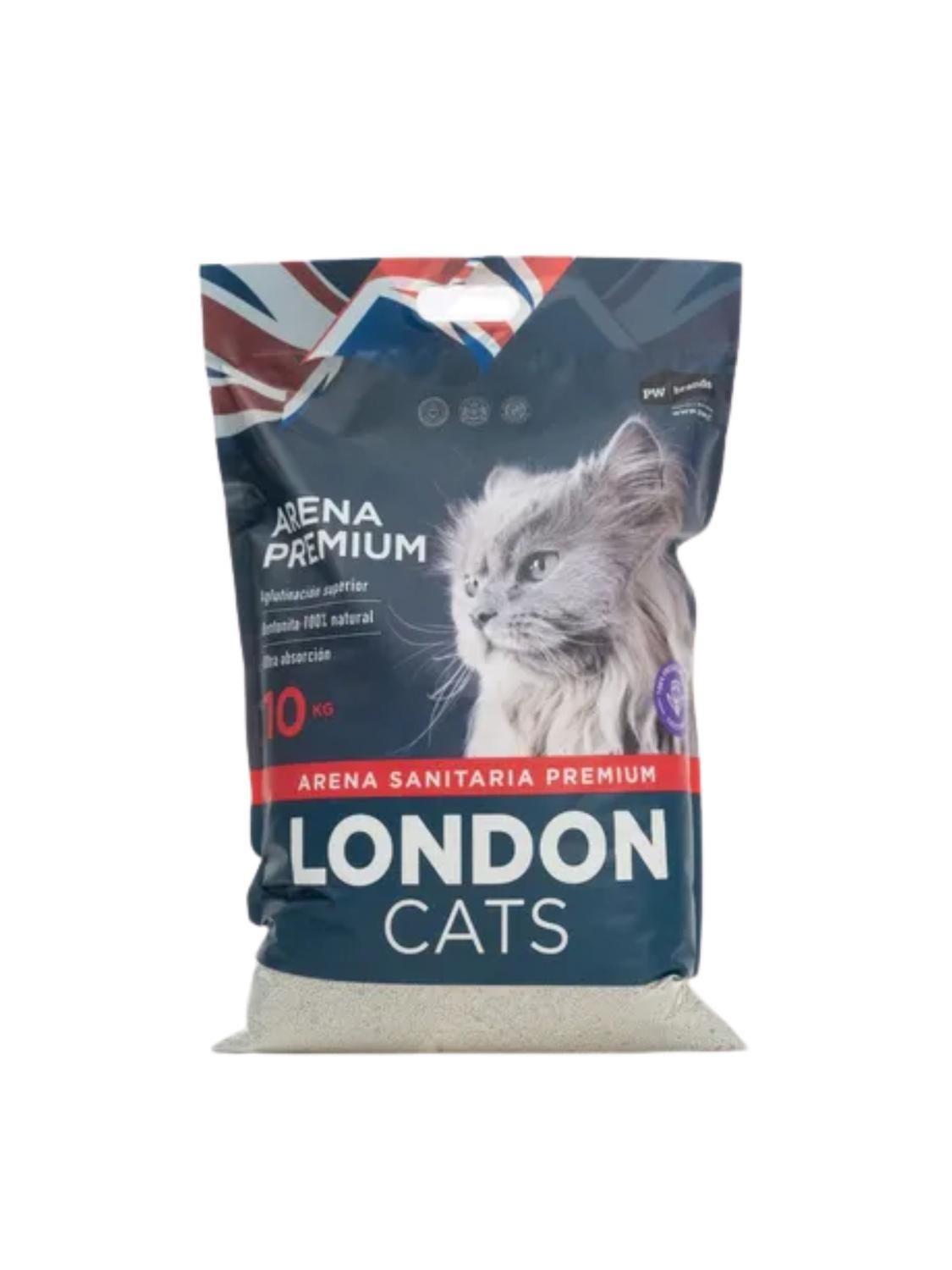 Arena Sanitaria London Cats 10 kg Lavanda para Gatos-4