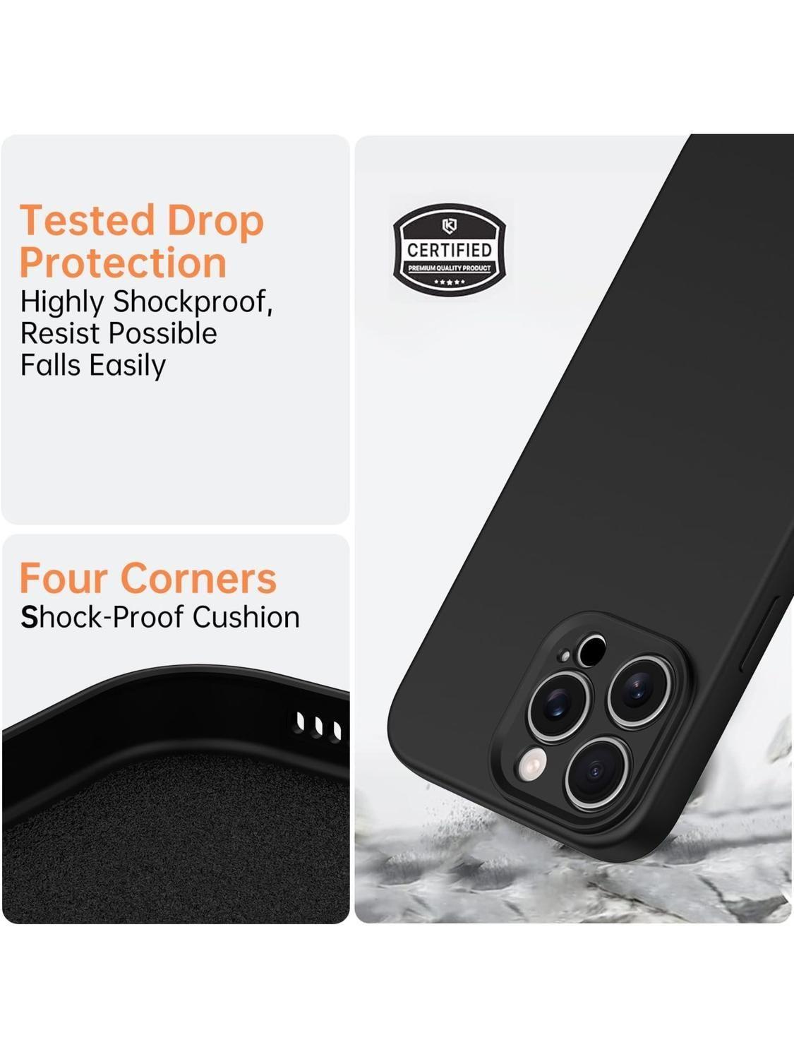 Carcasa para iPhone 16 Pro Max Silicona Antigolpes Colores-3