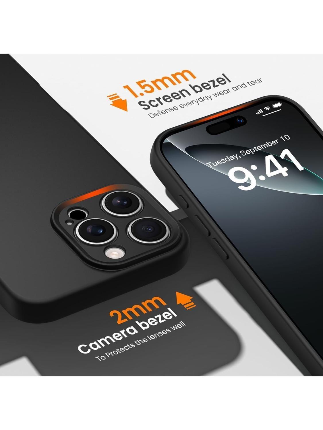 Carcasa para iPhone 16 Pro Max Silicona Antigolpes Colores-6