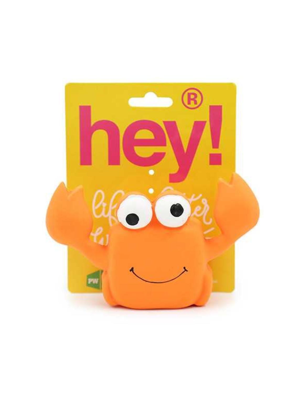 Juguete Cangrejo Látex Hey! Sonido 15x8 cm Perros Pequeños-2