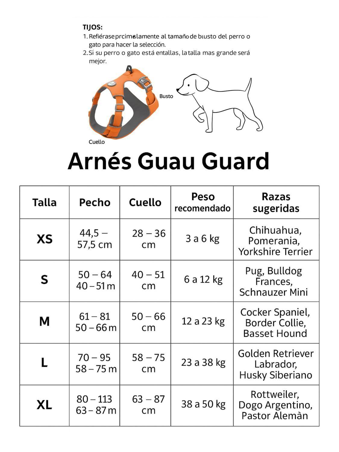 Arnés Antitirones Antiasfixia Para Perro Mediano Talla M-2
