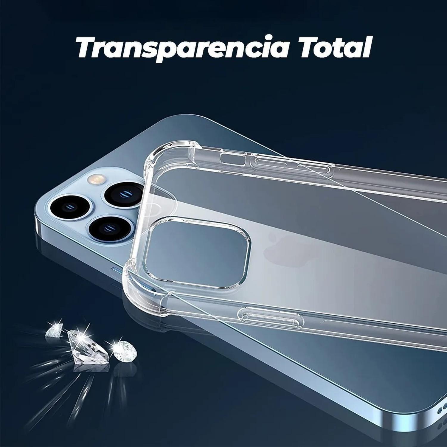 Carcasa para iPhone 13 Transparente Reforzada Antigolpes-2
