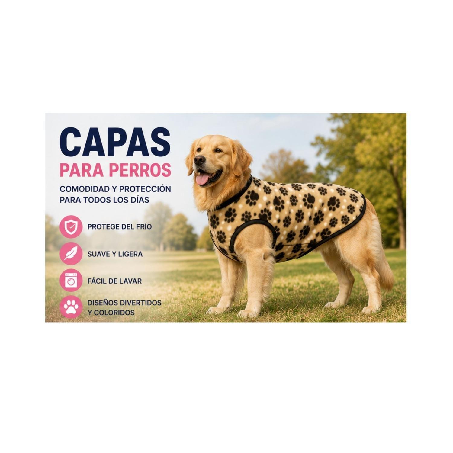 Capa Polar Perro 5XL 65 cm Abrigo Invierno Border-4