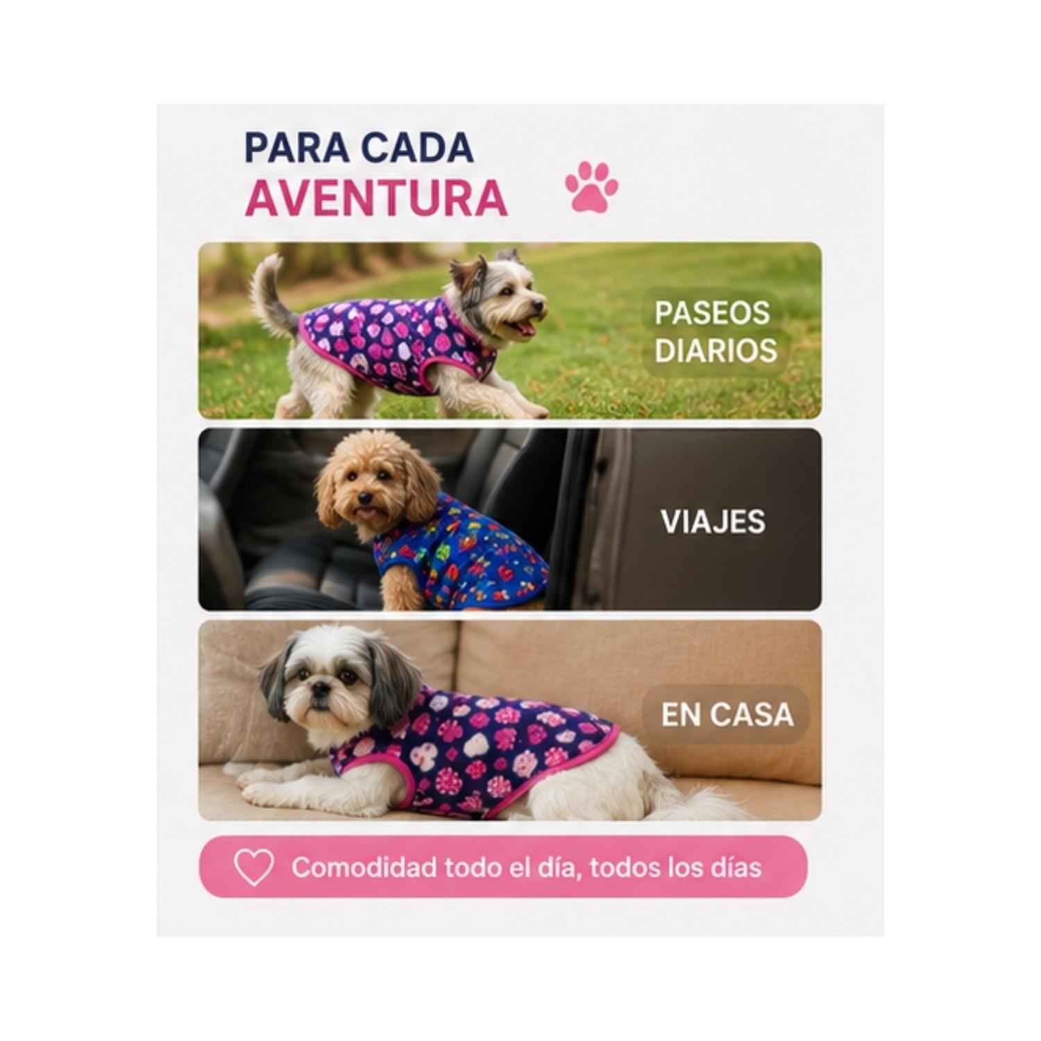 Capa Polar Perro 5XL 65 cm Abrigo Invierno Border-5