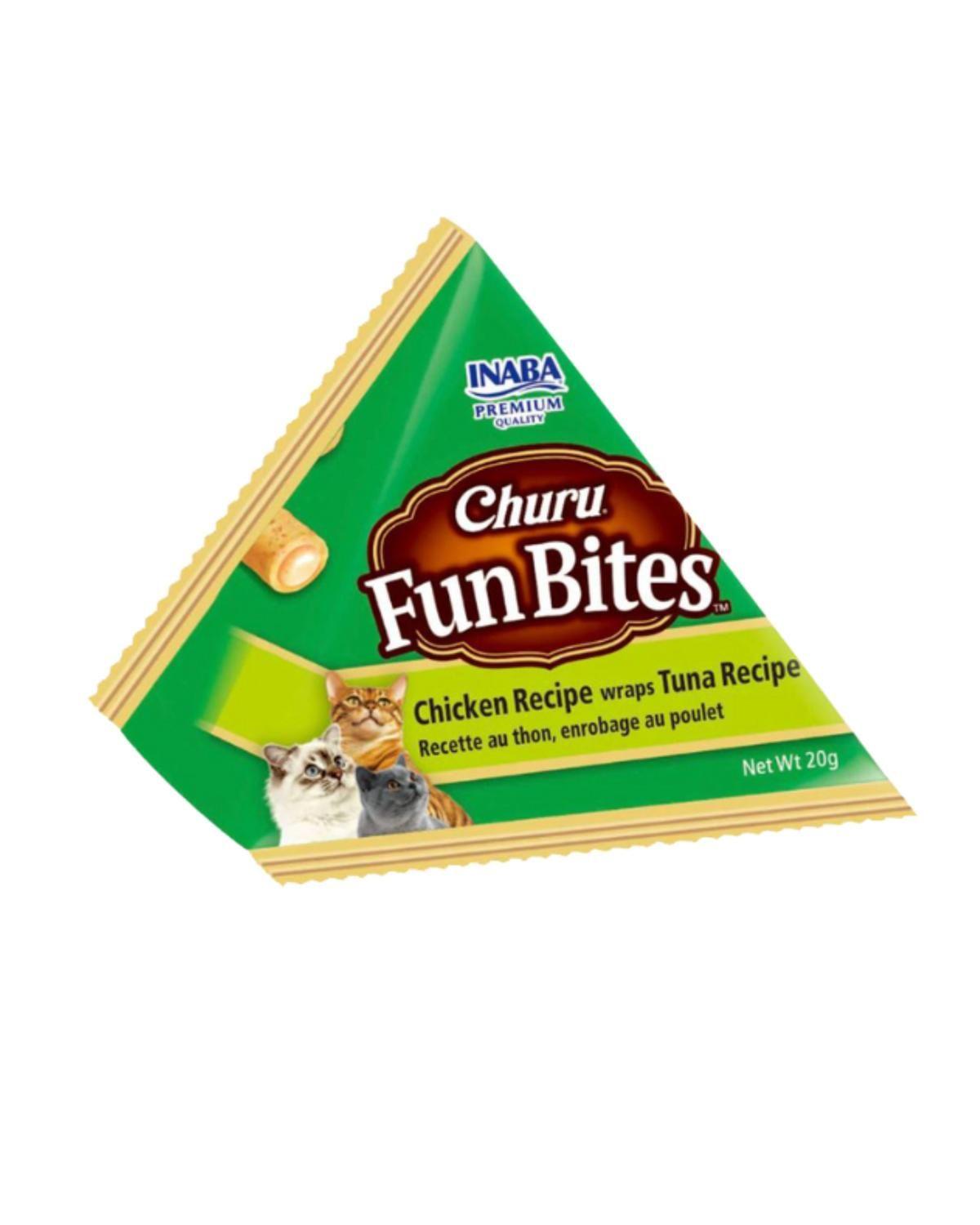 Churu Fun Bites Cat Pollo y Atún 20g x3 | Snack Cremoso-3